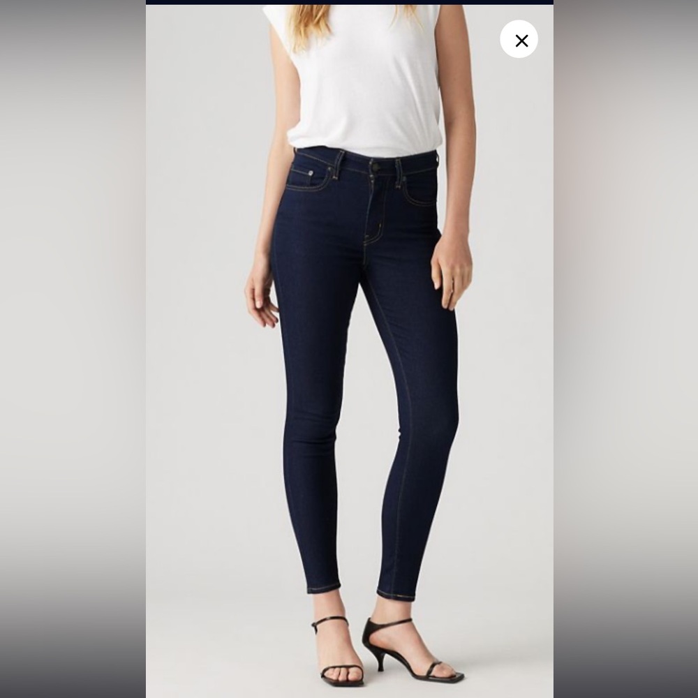 Levis 721 skinny high rise jeans 32x30